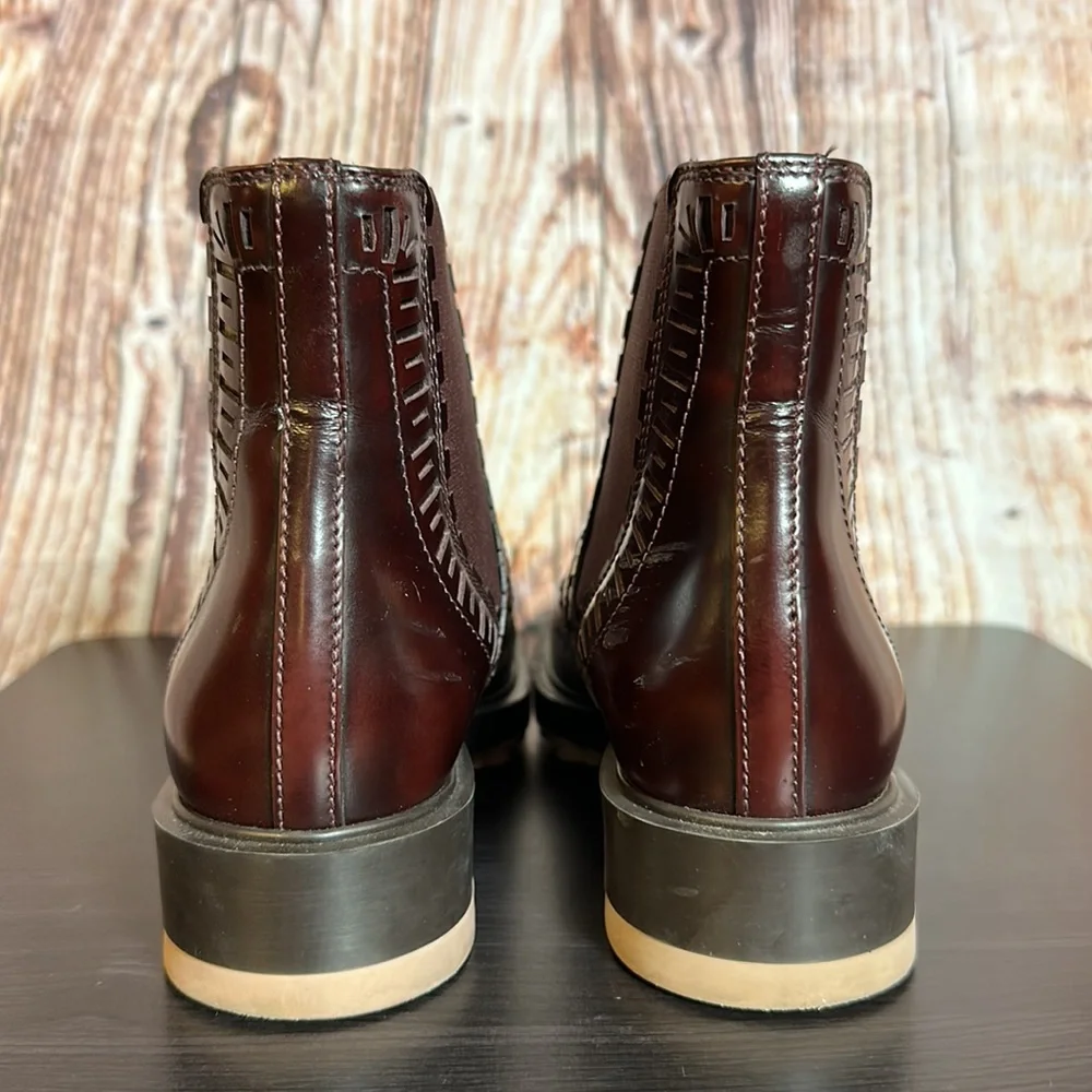 Tod’s Leather Chelsea Boots Womens Sz 34.5 - Picture 5 of 10